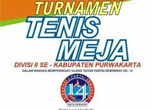 Demokrat Purwakarta Gelar Turnamen Tenis Meja