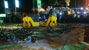 4500 Botol Miras Berbagai Merek Dimusnahkan