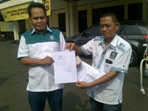 DPC PKB  Kabupaten Sukabumi Lapor Polisi