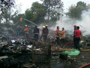 Gudang Limbah Ludes Terbakar