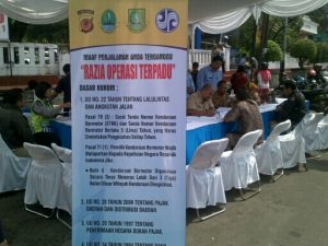 Operasi Gabungan Kota Sukabumi Jaring Ratusan Kendaraan Bermasalah