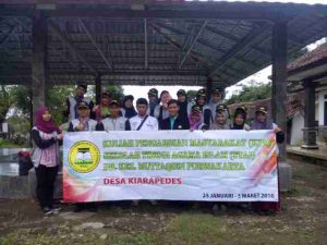 Mahasiswa STAI DR KHEZ Muttaqien Purwakarta KPM di 10 Desa Kiarapedes