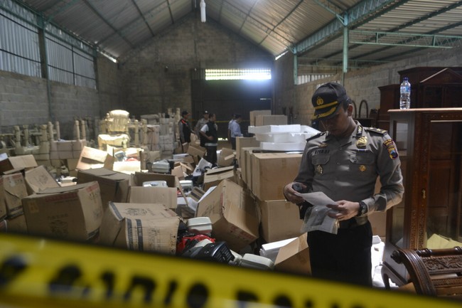 Polisi Masih Jaga Gudang Sabu Ratusan Kilogram di Jepara