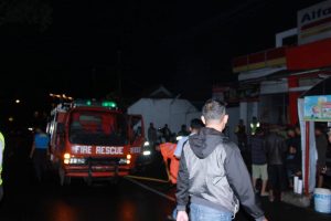 Dua Karyawan Alfamart Jadi Korban Amukan Api