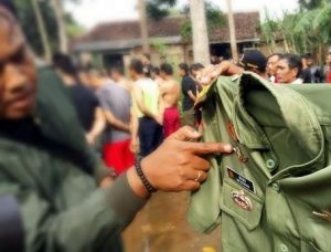 Kodim Sukabumi Sita Seragam Ormas PKRI