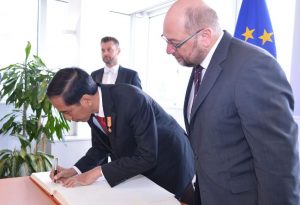 Ini Kegiatan Perdana Presiden Jokowi di Brussel
