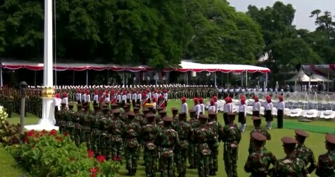 Sore Ini Tim Bima Turunkan Bendera di Istana
