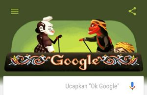 Wow Keren… Google Pasang Doodle Semar, Cepot dan Seorang Dalang
