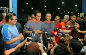 Peringati HPN, Presiden Futsal dengan Pewarta Istana