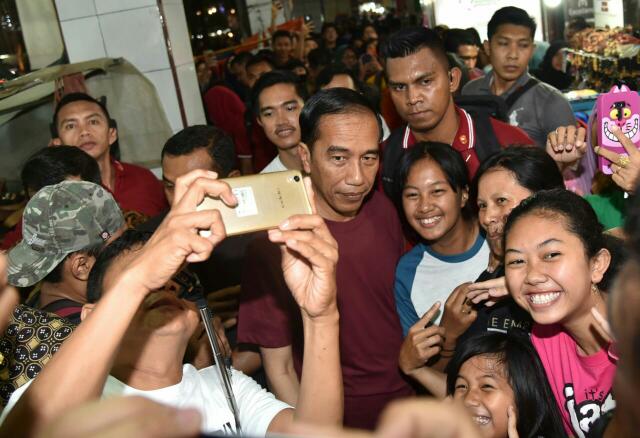 Presiden Sapa Warga Yogyakarta di Malam Pergantian Tahun