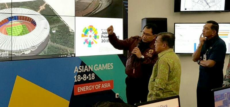 Wapres Resmikan MOC Sebagai Kesiapan Asian Games 2018