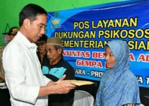 Presiden Tinjau Korban Gempa Banjarnegara