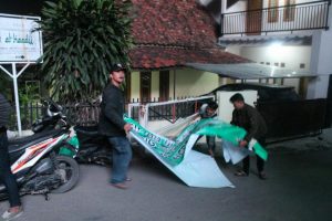 HMI Purwakarta Turunkan Spanduk Ucapan Terimakasih Kepada Jokowi Soal Bandara Kertajati