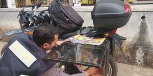 Motor Dinas Polisi Disulap Jadi Perpustakaan Keliling di Sumedang