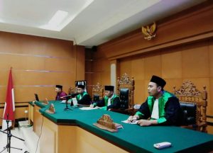 Mahasiswa Hukum Keluarga STAI Muttaqien Simulasi Teknik Sidang