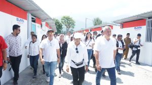 Menteri Rini Kunjungi SIGI, Pastikan Huntara Sudah Dibangun