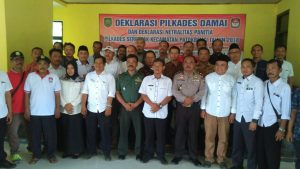 Deklarasi Damai Ini Yang Dilakukan Calon Kepala Desa di Patokbeusi Subang
