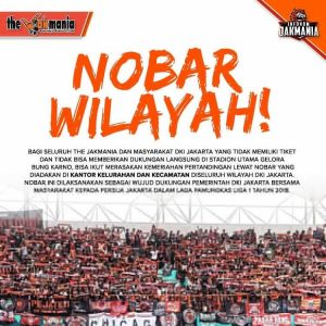 Anies Buka Nobar di Kecamatan dan Kelurahan Buat Para TheJak Mania