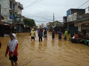Kawasan Labuan Pandeglang Dilanda Banjir