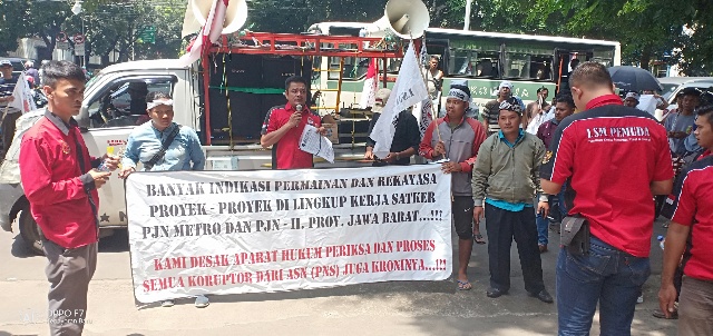 Aliansi Bara-Api dan Pemuda Tuding Oknum SKPJN Metropolitan Bandung dan SKPJN Wilayah II Propinsi Jabar Tidak Profesional