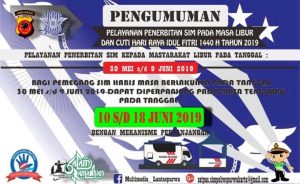 Masa Berlaku SIM Habis Saat Libur Lebaran, Jangan Khawatir