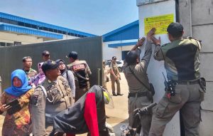 Pol-PP Purwakarta Segel Garmen di Darangdan