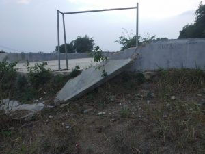 3 Tahun Dibangun, Lapang Futsal Nangewer Rusak