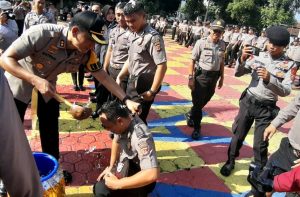 104 Personel Polres Purwakarta Naik Pangkat