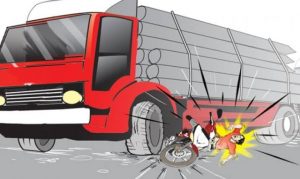 Terlindas Truk, Masih Selamat