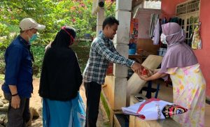 PWI Peduli Pusat Masuk Desa Sebar Bantuan