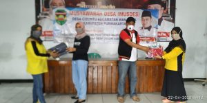Legislator Muda Purwakarta Sumbang APD dan Ribuan Masker