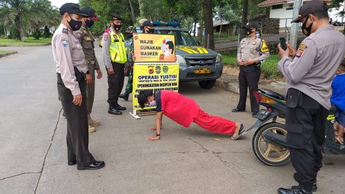 Melalui Yustisi Polsek Bungursari Sosialisasikan 5M