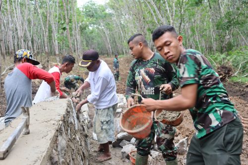 TMMD ke-111 di Tapin Bangun Jalan, Rumah, Pos Kamling, sampai Renovasi Mushala