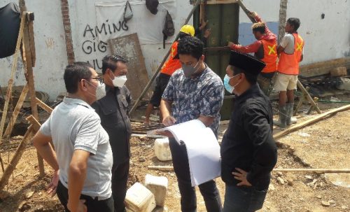 Komisi III Sidak Proyek Gedung Diskominfo Purwakarta