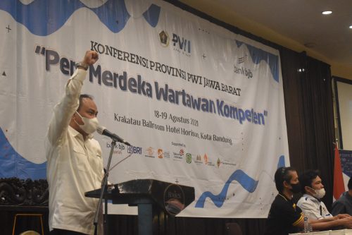 Hilman Hidayat Ketua PWI Jabar 2021-2026