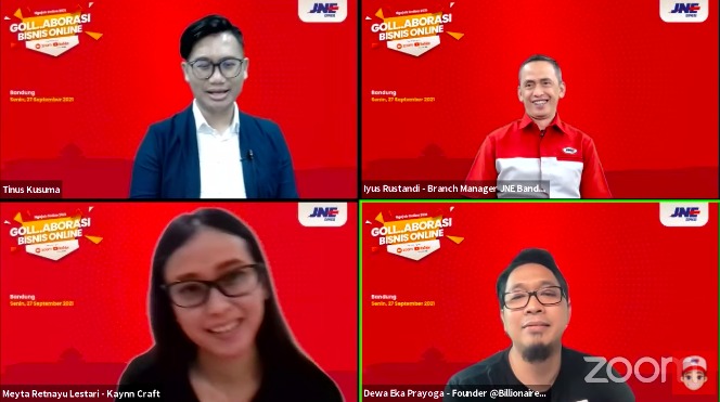 JNE Luncurkan Goll..Aborasi Bisnis Online Kota Bandung
