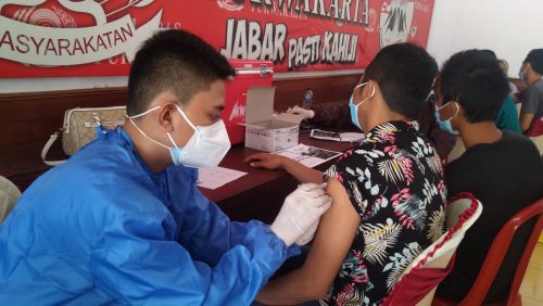 374 Warga Binaan di Lapas Kelas IIB Purwakarta Berhasi Divaksinasi Covid-19