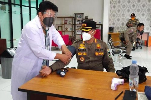 Dukung Ketersediaan Stok Darah di PMI Satpol-PP Purwakarta Gelar Donor Darah Massal