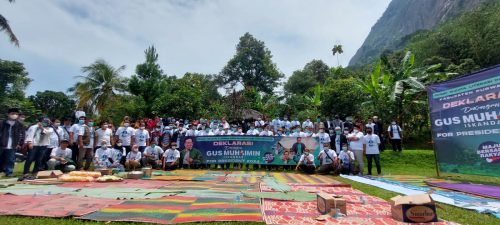 Yel yel Gus Muhaimin Presiden 2024, Menggema di Gunung Parang Purwakarta
