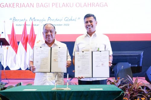 Bukti Negara Hadir, BPJamsostek Beri Perlindungan Para Atlet KONI