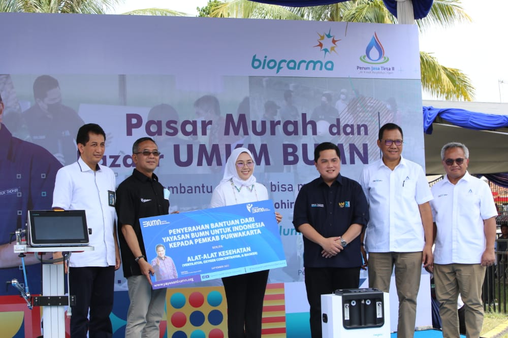 Jasa Tirta II dan Biofarma Sediakan Lima Ribu Paket Sembako Murah