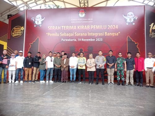 KPU Purwakarta Gelar Kirab Pemilu 2024
