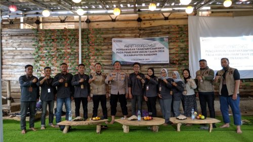 Rakor Panwascam Kertasari Bahas Tingkat Kerawanan Kampanye Pemilu 2024