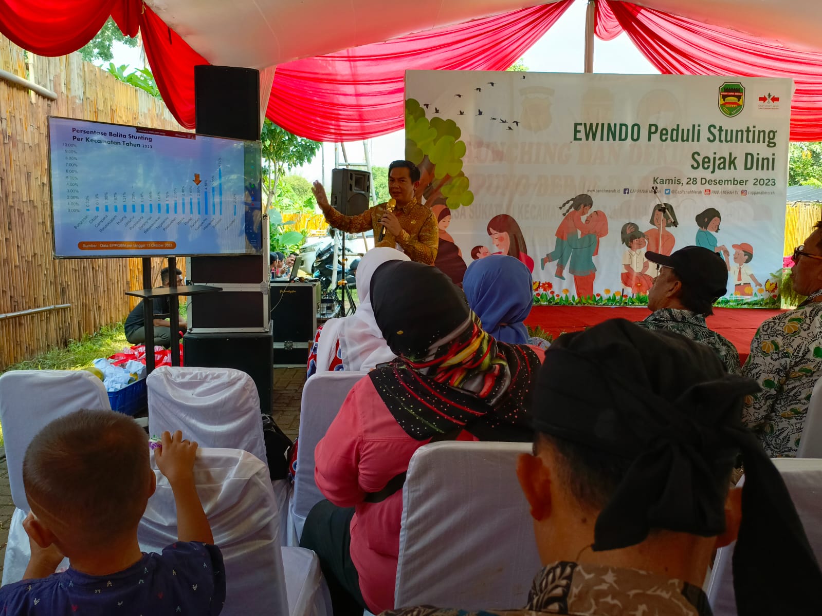 Kolaborasi Ewindo dan Pemdes Sukatani Berhasil Turunkan Angka Stunting