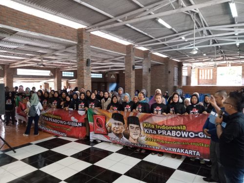 Projo Purwakarta Optimis Prabowo Gibran Menang Sekali Putaran