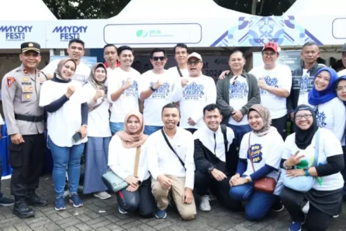 BPJamsostek Purwakarta Support Kegiatan May Day Fest 2024
