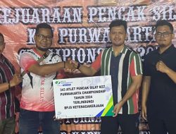 343 Atlet Kejuaraan Pencak Silat K57 Purwakarta Championship 2024 Terlindungi Program BPJS Ketenagakerjaan