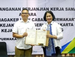 Lindungi Hak-hak Pekerja, BPJamsostek MoU dengan Kejari Purwakarta dan Subang