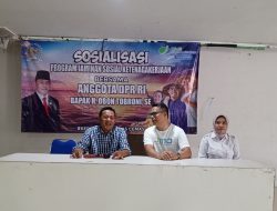 Anggota Komisi IX DPR RI H Obon Tabroni Sosialisasikan Program Jaminan Sosial Ketenagakerjaan Bersama BPJamsostek Purwakarta