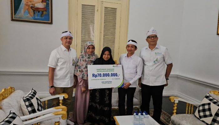 Istri Marbot Korban Pembunuhan Terima Santunan BPJS Ketenagakerjaan Rp70 Juta